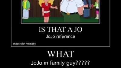 JoJo in family guy????