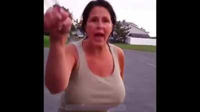 Woman makes a couple extremely compelling points about wild dogs in the neighborhood.