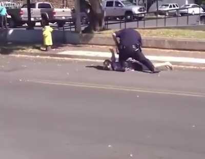 Punch a cop, get tased