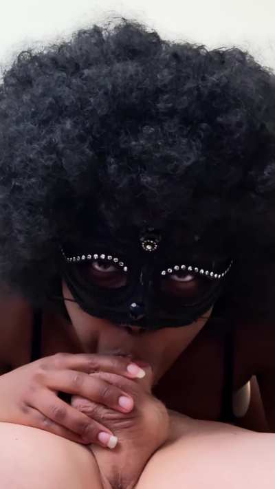 BWC Worship and Sloppy Blowjob Close up starring u/realebonyb. 😌