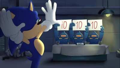 Sonic has performed a perfect 10 caw caw