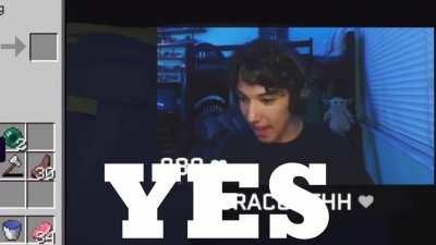 if you know you know i sat through 3 streams trying to beat minecraft just for this to happen....