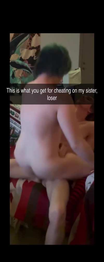 My sisters bf cheated on her so I gave her some brotherly comfort 😉