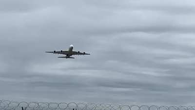 A380 Departing Muc to Lax