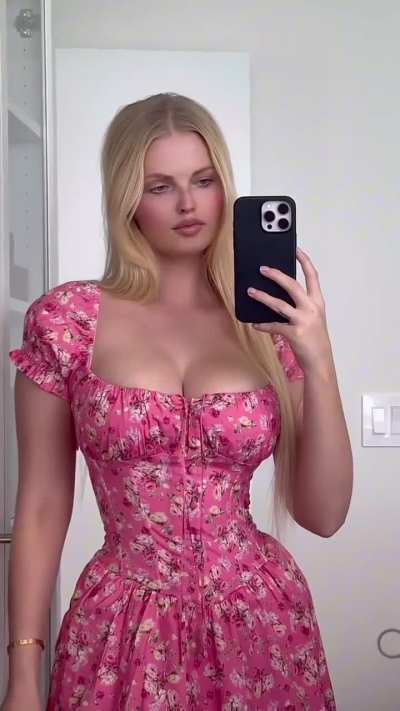 Pretty in floral dress | IG March 2025