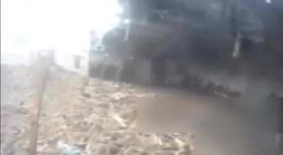 Russian soldiers storming Ukrainian positions being targeted by drones and artillery forcing them to retreat