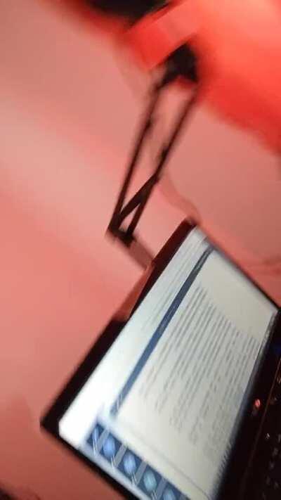 Teasing while in an online class fufufu :3