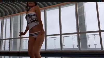 Yuggie_TV sexy bikini dance