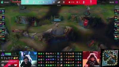 LCK top laners vs LPL top laners