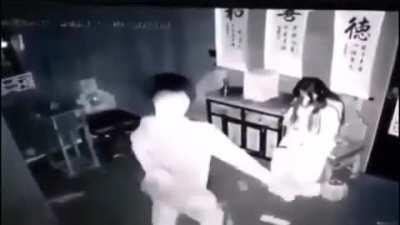 Kid asserts dominance over a ghost