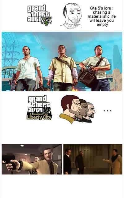 gta 5 vs gta 4 lore
