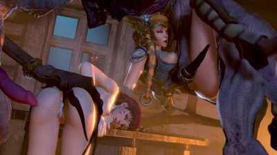 Mercy and D.Va - Hunters Hunted (Beowulf1117, GenosseStahl) [Overwatch]