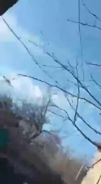 Su-25 sighted over Donetsk