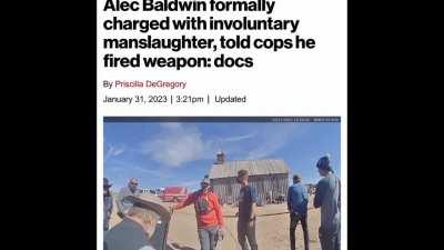 Immediately post Rust shooting: cops give an update on Halyna’s condition; Alec Baldwin seems totally uninterested, asks no follow up questions, nothing.