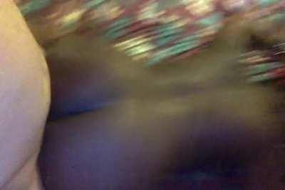 Black wife lets husband bang her ass