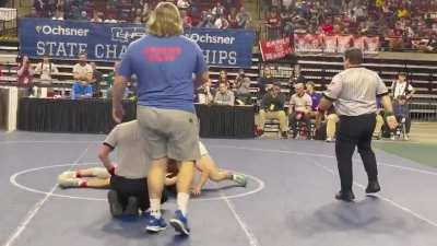 Wrestler body slams coach after winning