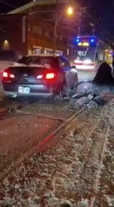 Let me just pull the tire off.