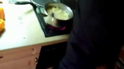 hungry husband comes home starving and has his wife for dinner