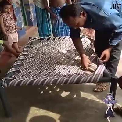 How to quickly build a bed...