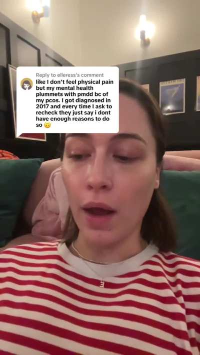 Momentary (but since cured) Premenstrual Dysphoric Disorder | TikTok September 2024