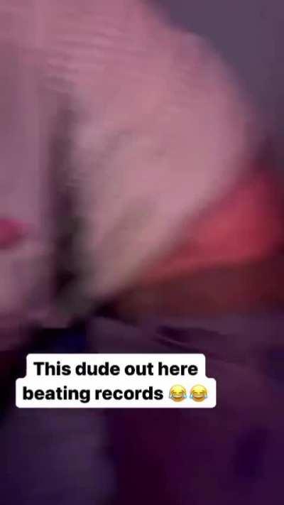 HMB while I try for a new record on the punching bag