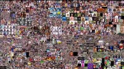 And for 28 seconds, there was world peace