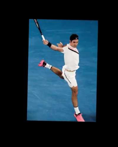 I've made a video of Federer's backhand position after contact