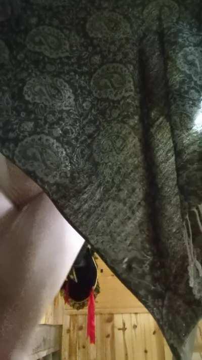 Doing a strip tease with a toy inside 🥴