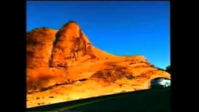 I put Darude - Sandstorm over a Toyota Celica advertisement. Enjoy.