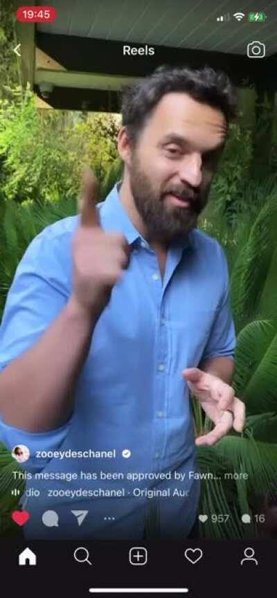 New Girl Semi-Reunion (Jess, Nick, Winston, Fawn Moscato) for voting