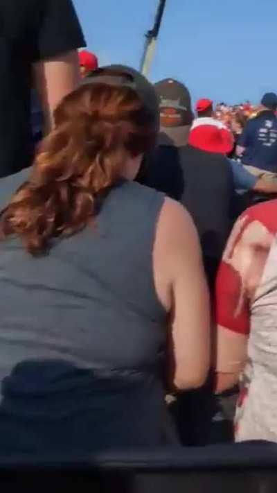 Moment before disaster