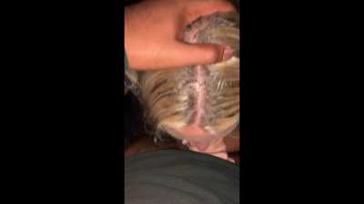 Gagging on BBC during my first GH visit ever