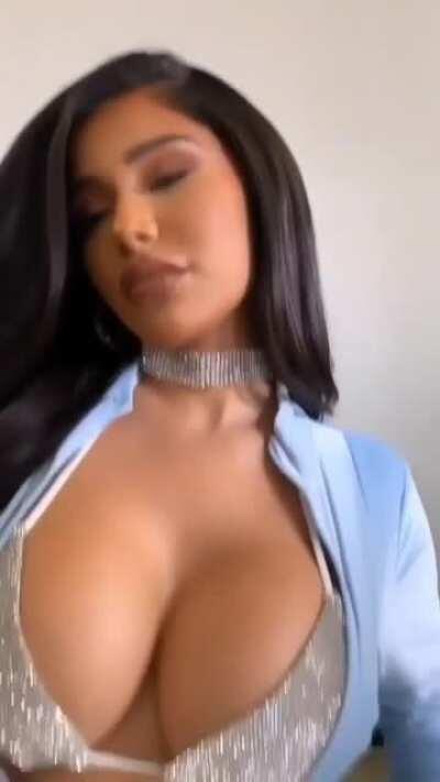 Blinged Out Cleavage