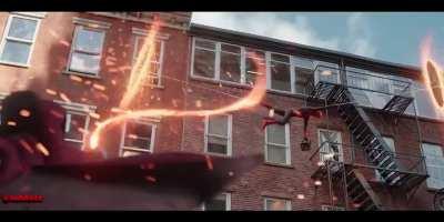 New Footage of Spider-Man and Doctor Strange from an alternative version of the Spider-Man: No Way Home Trailer.