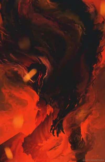 The Fires of Rage - Art by Anato Finnstark