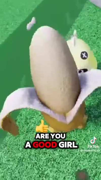 Being harassed by a banana