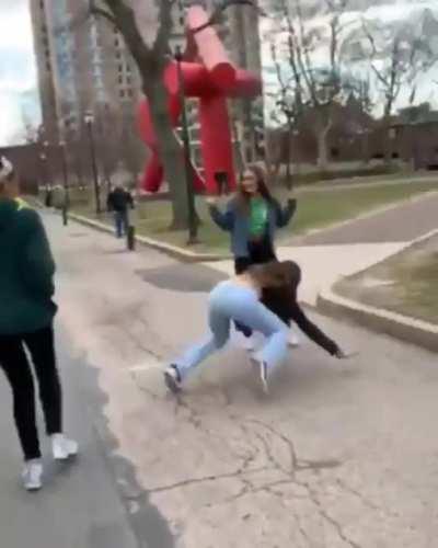 Just eating some concrete