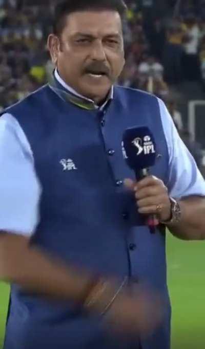 Ravi Shastri announcing toss