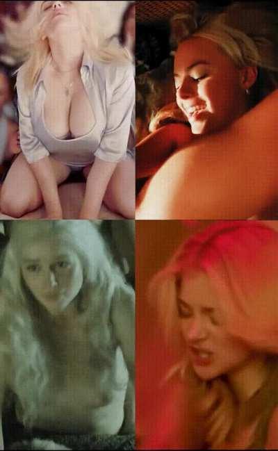 Pick a Night: Billie Eilish on top, Margot Robbie on her back, Emilia Clarke from behind or getting pegged by Chloë Grace Moretz