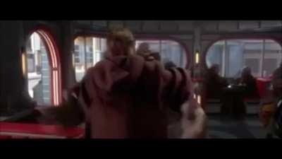 Obi Wan orders a pizza