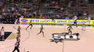 [Highlight] Nikola Jokic with a full-court pass finds KCP on the other end.