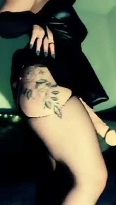 If you are lucky I'll let you taste my ass before I fuck you