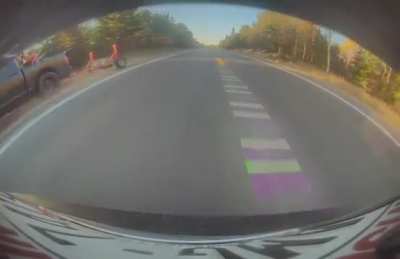 Very close call today, missed a rear-end by inches [OC]