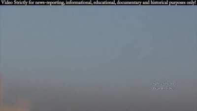 Iraqi builders throw together a 10 barreled IRAM launcher on the back of a truck