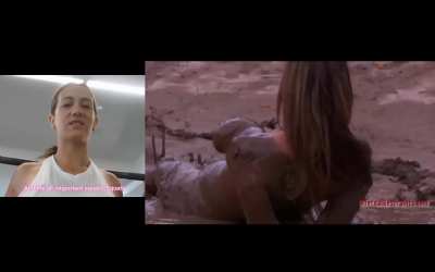 Dumb pig Trina preaching about workout v/s her actually working out