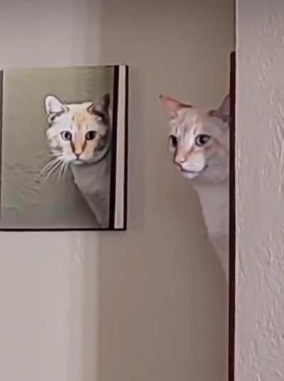 HMC while I pose for a painting