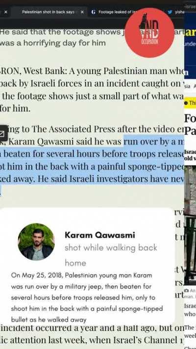 An Investigative Video About IOF Attacking Palestinians 