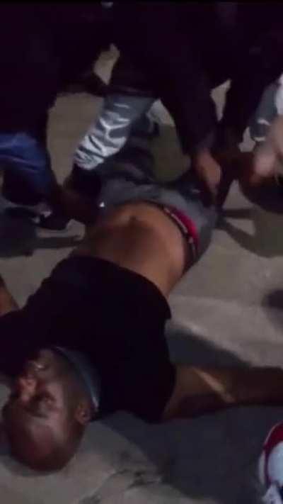 Guy gets pounded so hard he pisses himself 0_o