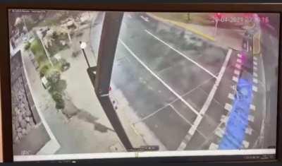 Video shows a hit on the secretary of state. Female escort was letting some shots off towards the criminals... car was bullet proof so they were lucky this time