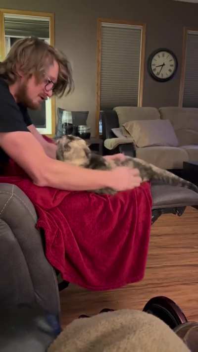 This big lady loves her bongos